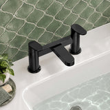 Calvarra Brindle Bath Filler in Matt Black lifestyle