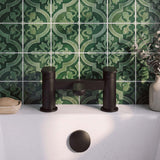 Calvarra Brindle Bath Filler in Matt Black lifestyle 2