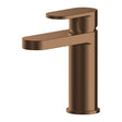Calvarra Brindle Brushed Bronze Mono Basin Mixer With Push Button Waste