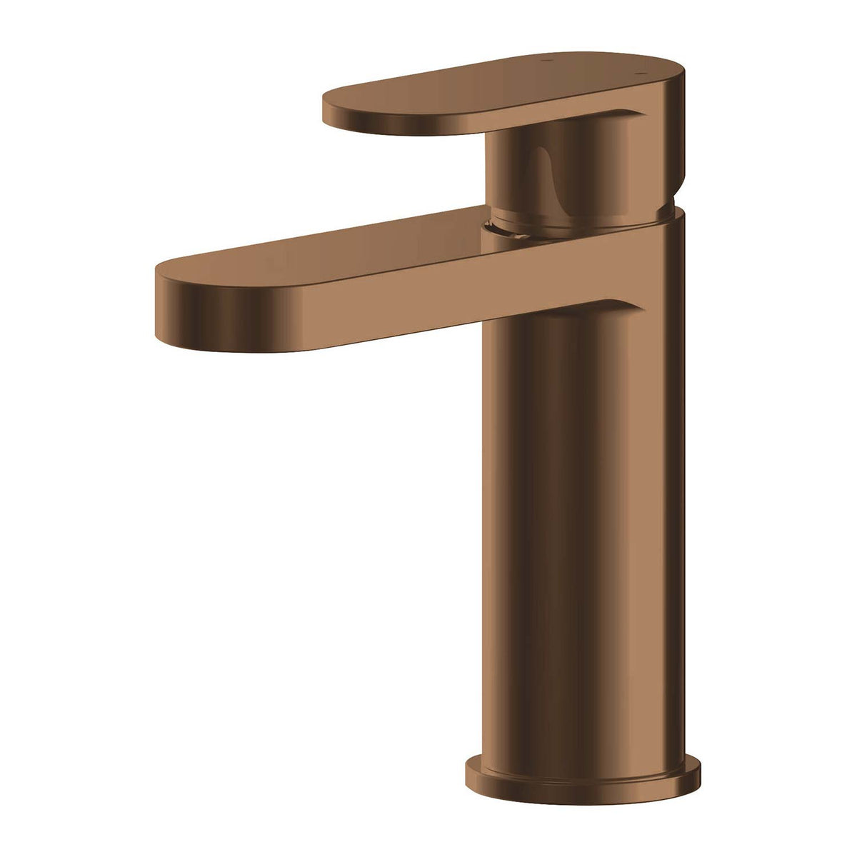 Calvarra Brindle Brushed Bronze Mono Basin Mixer With Push Button Waste