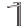 Calvarra Brindle High Rise Mono Basin Mixer in Brushed Pewter