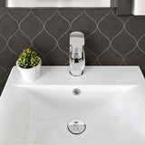 Calvarra Brindle Mono Basin Mixer With Push Button Waste in Chrome lifestyle