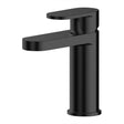Calvarra Brindle Mono Basin Mixer With Push Button Waste in Matt Black