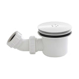 Calvarra Everon 90mm Round Fast Flow Shower Waste in Matt White