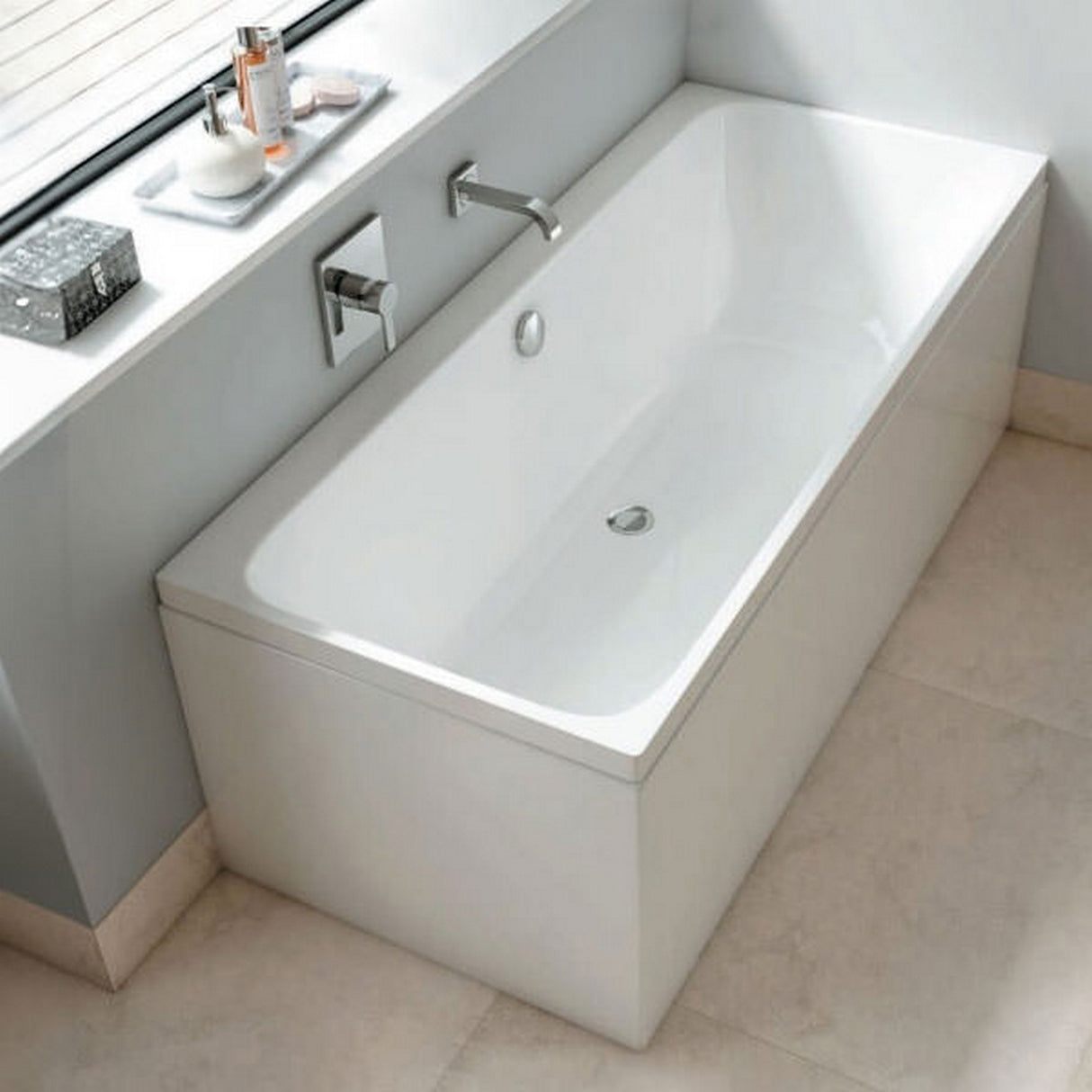 Carron Profile Double Ended Carronite Reinforced Rectangular Bath