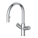KoGE 4 in 1 Swan Pull Out Spout Boiling Water Tap in Chrome