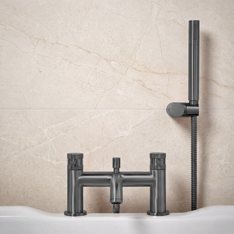 Core Gunmetal Bath Shower Mixer lifestyle