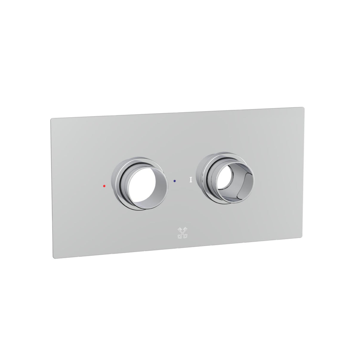 Cudore Concealed One Outlet Shower Valve with Horizontal Chrome Plate
