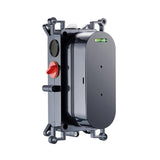 Cudore Concealed One Outlet Shower Valve with Horizontal Chrome Plate valve