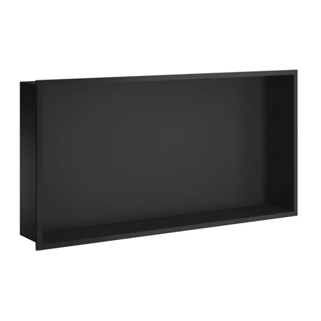 DB5023 Smedbo Sideline Matt Black 600 x 300mm Shower Niche