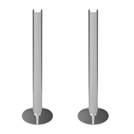 Eastbrook 200mm Clip On Pipe Shroud and Collar Kit Chrome