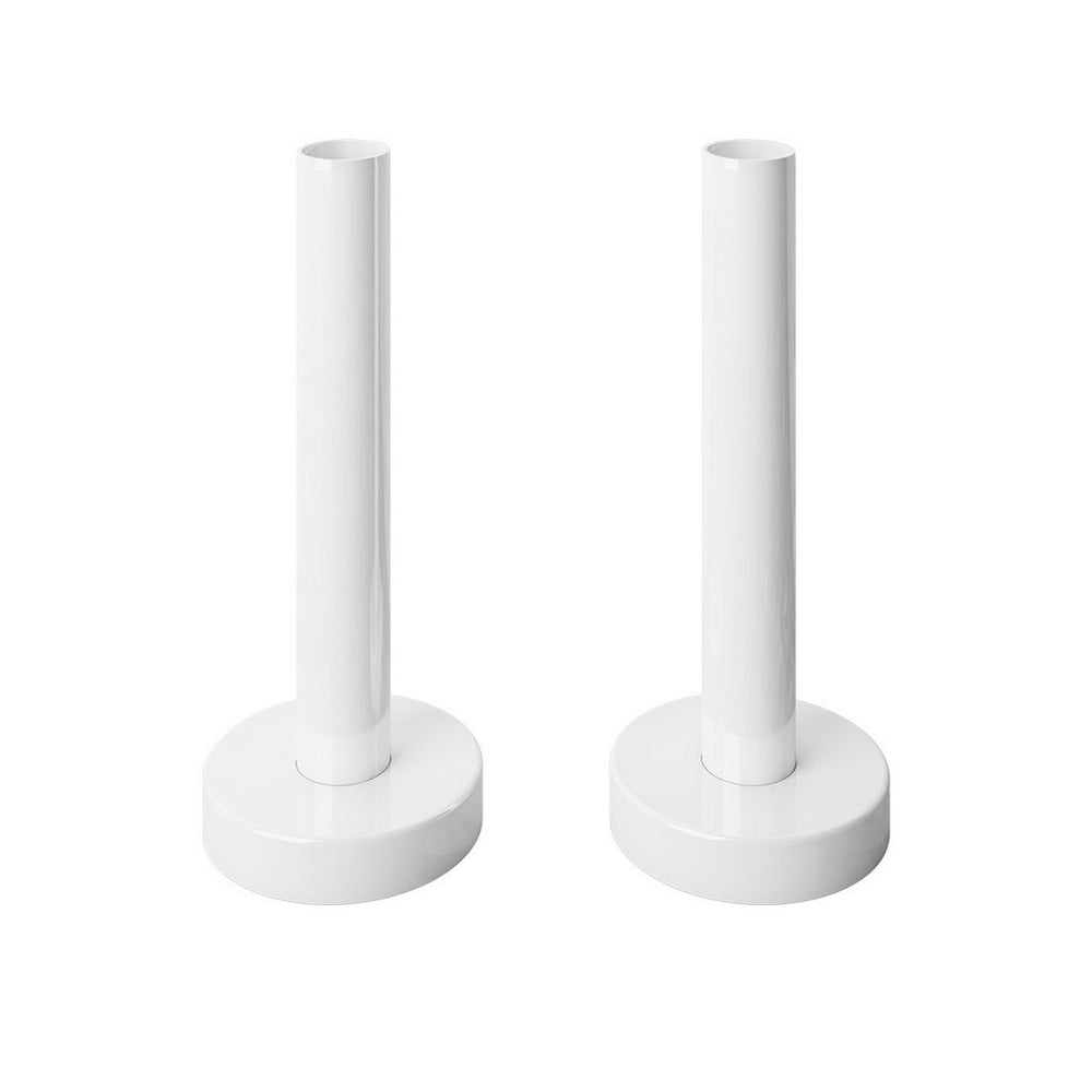 Eastbrook 200mm Slide On Pipe Shroud and Collar Kit Gloss White