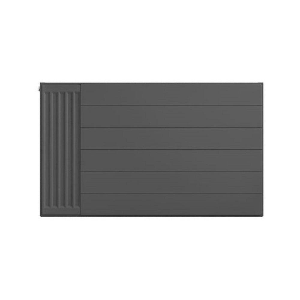 Eastbrook 600mm High Matt Anthracite Flat Cover Plate With Lines