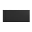 Eastbrook 600mm High Matt Black Flat Cover Plate