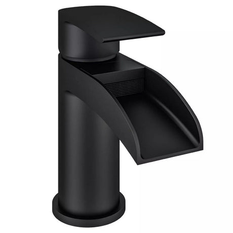 Eastbrook Aston Black Basin Mixer with Waste 79.1015