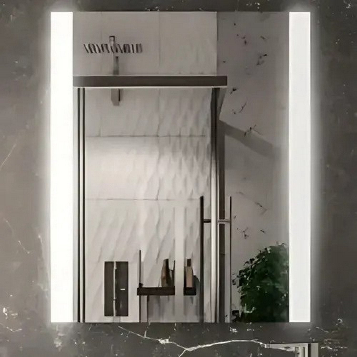 Eastbrook Caldini 400 x 600mm LED One Door Mirrored Cabinet