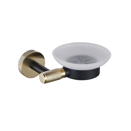 Eastbrook Catania Soap Dish in Black and Brass