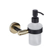 Eastbrook Catania Soap Dispenser in Matt Black and Brused Brass