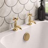 Eastbrook Haymarket Brushed Brass Bath Taps Lifestyle 79.2004