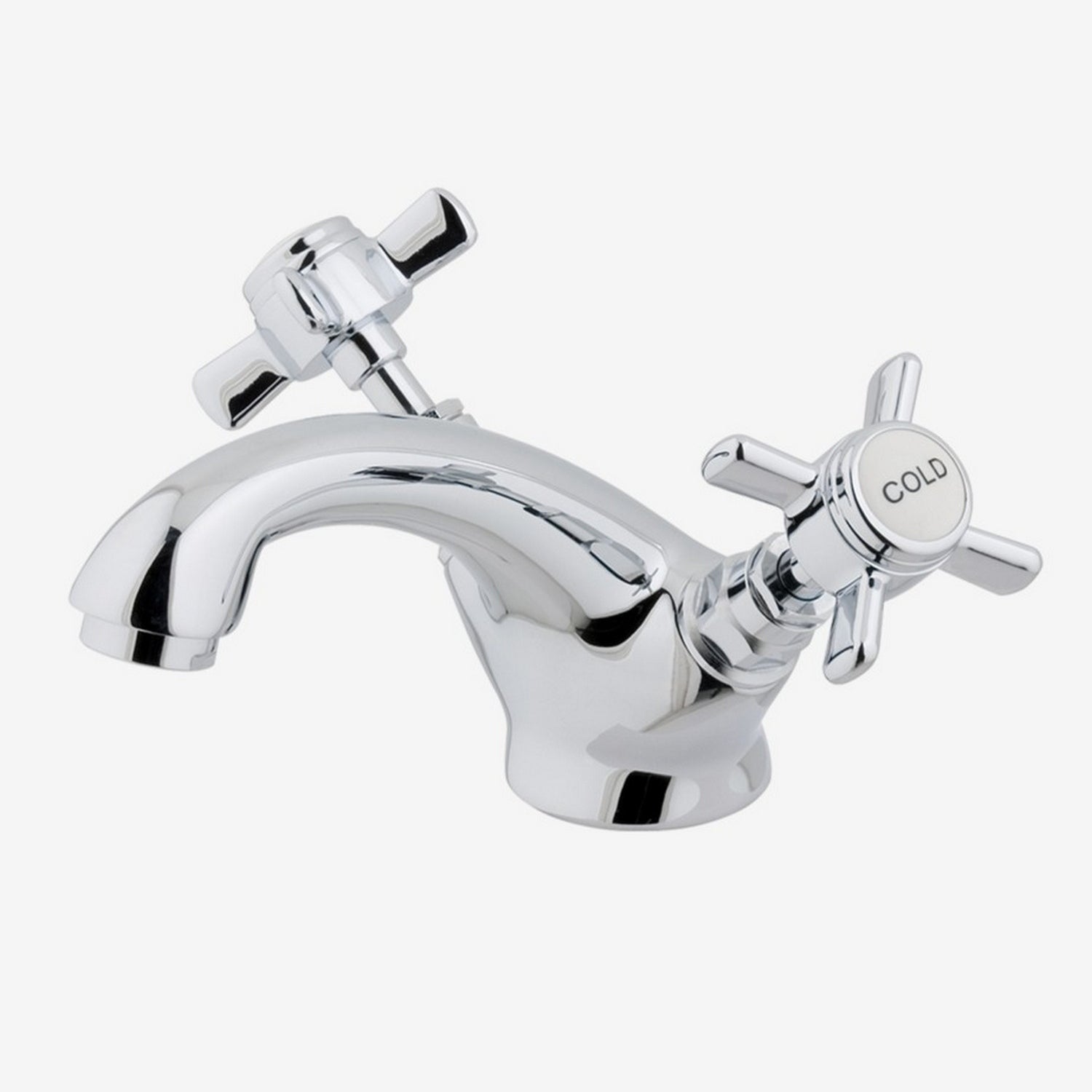 Eastbrook Haymarket Chrome Basin Mixer with Click Waste 79.2005