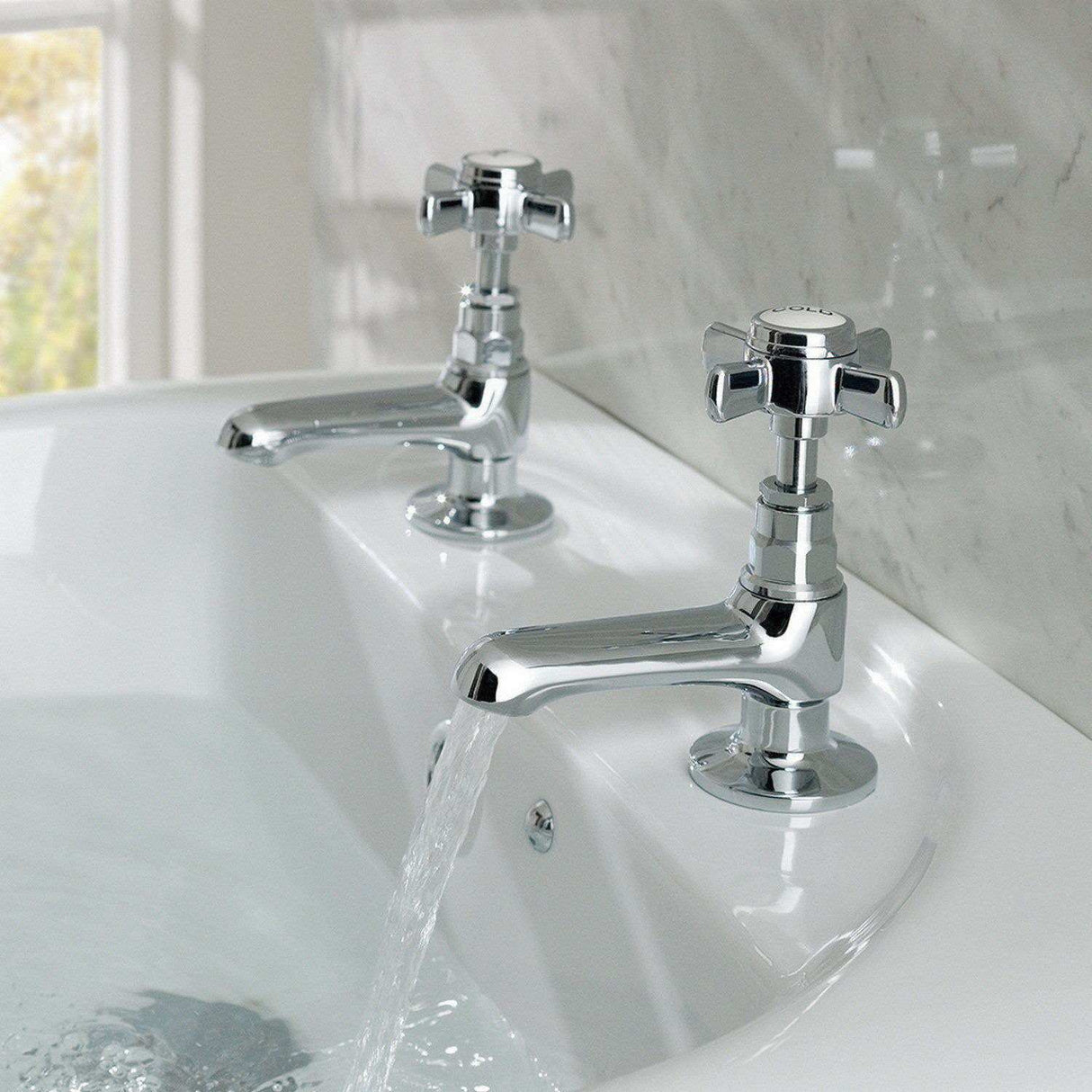 Eastbrook Haymarket Chrome Standard Basin Taps 79.0007