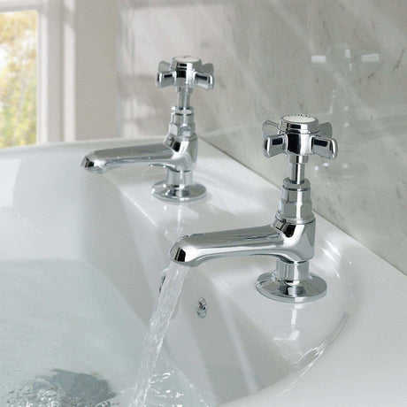 Eastbrook Haymarket Chrome Standard Basin Taps 79.0007