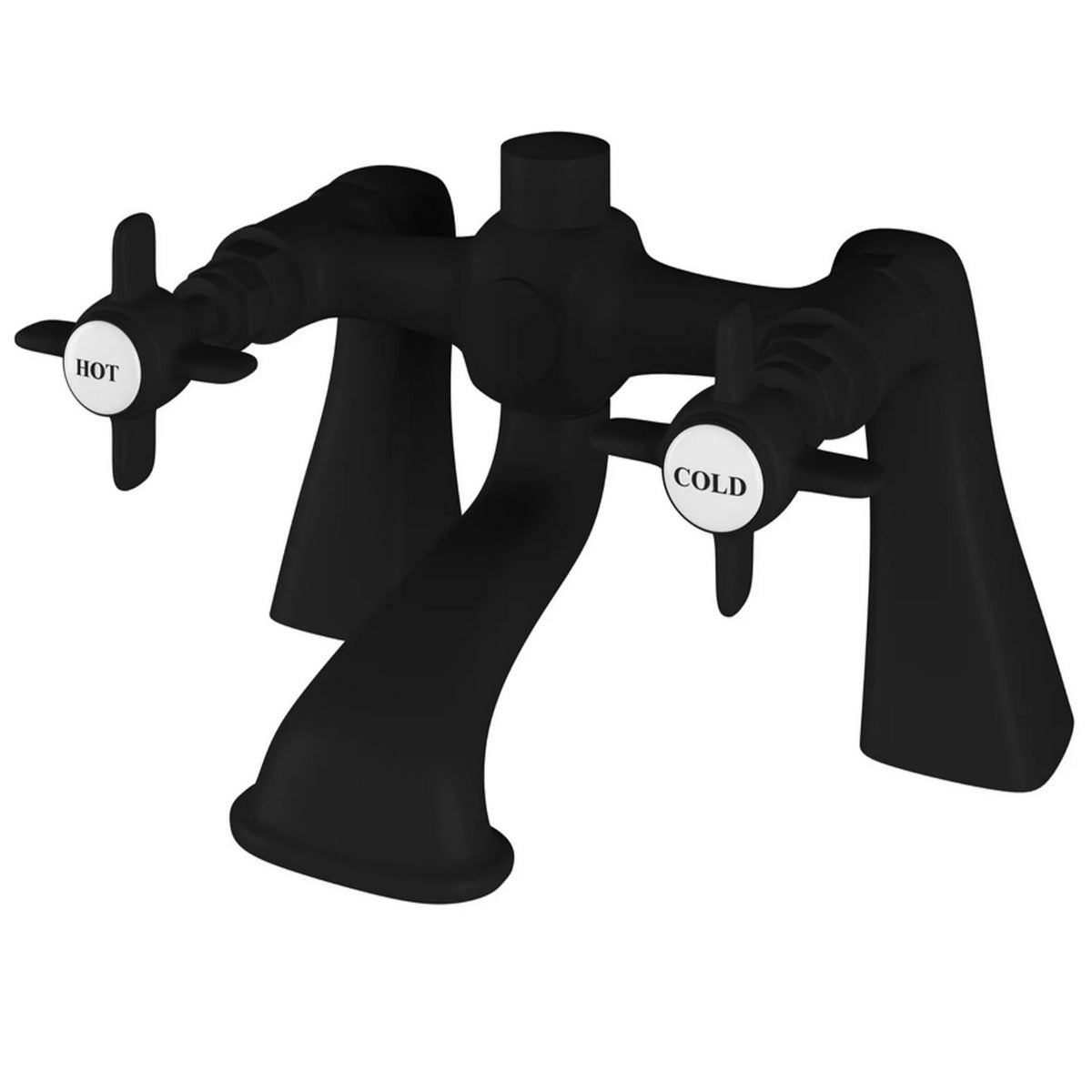 Eastbrook Haymarket Matt Black Bath Filler 79.2012