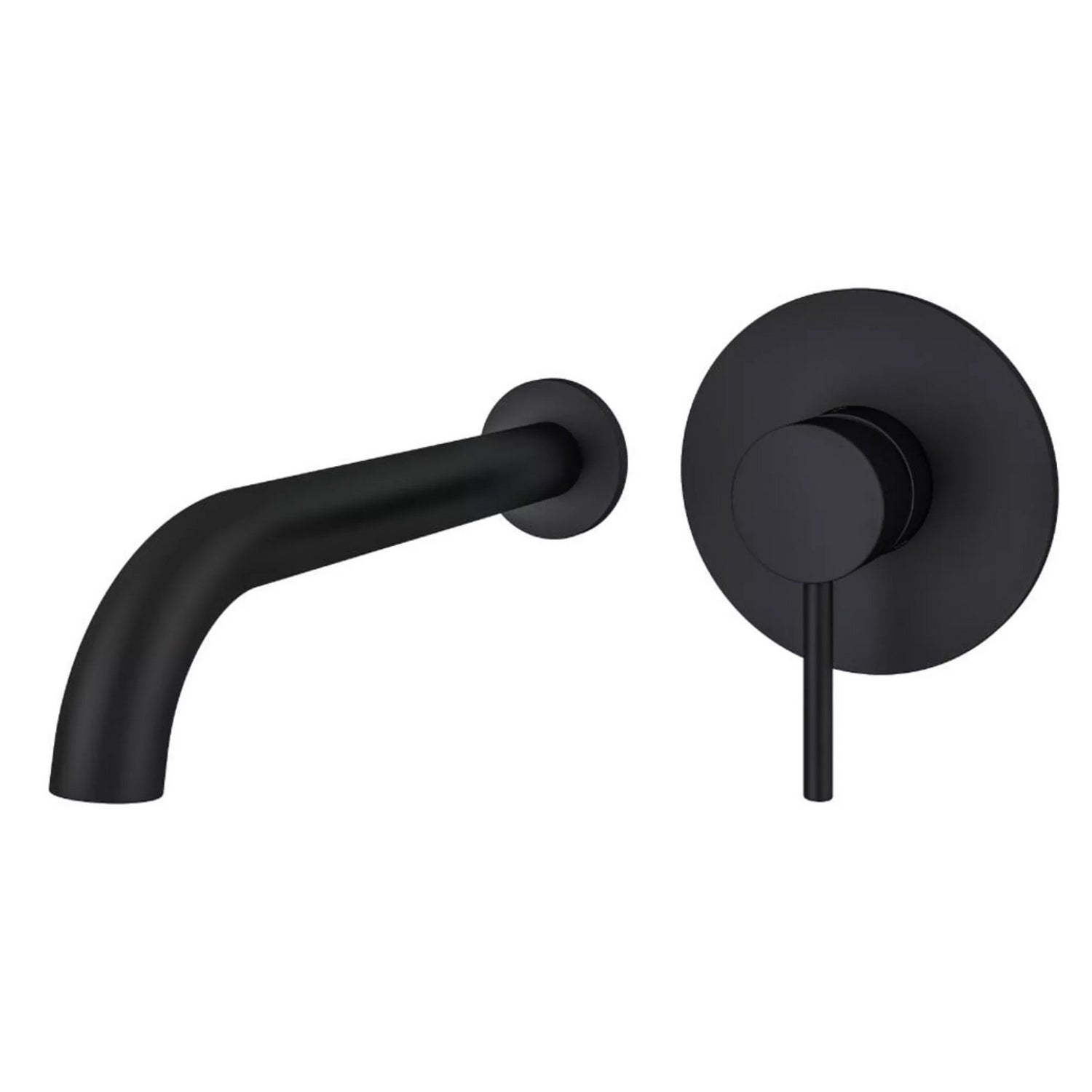 Eastbrook Heyford Black Wall Mounted Basin Tap 79.1005