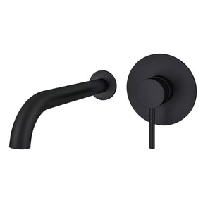 Eastbrook Heyford Black Wall Mounted Basin Tap 79.1005