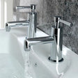 Eastbrook Leith Chrome Basin Taps 79.0017
