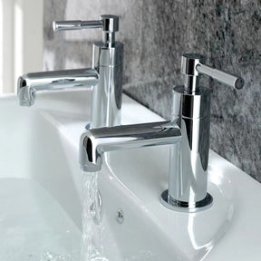 Eastbrook Leith Chrome Basin Taps 79.0017