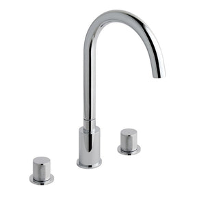 Eastbrook Prado Cylinder Chrome 3 Hole Basin Mixer 79.0055