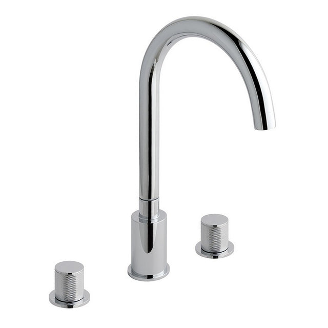 Eastbrook Prado Cylinder Chrome 3 Hole Bath Filler 79.0056