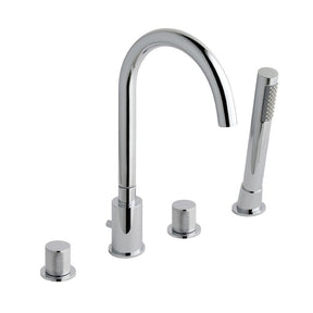 Eastbrook Prado Cylinder Chrome 4 Hole Bath Shower Mixer 79.0054