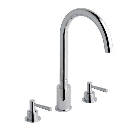 Eastbrook Prado Lever Chrome 3 Hole Bath Filler 79.0036