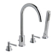 Eastbrook Prado Lever Chrome 4 Hole Bath Shower Mixer 79.0034