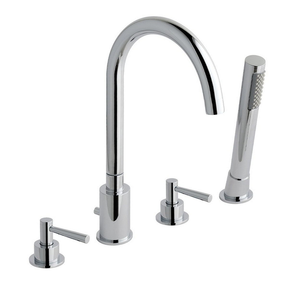 Eastbrook Prado Lever Chrome 4 Hole Bath Shower Mixer 79.0034