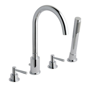 Eastbrook Prado Lever Chrome 4 Hole Bath Shower Mixer 79.0034