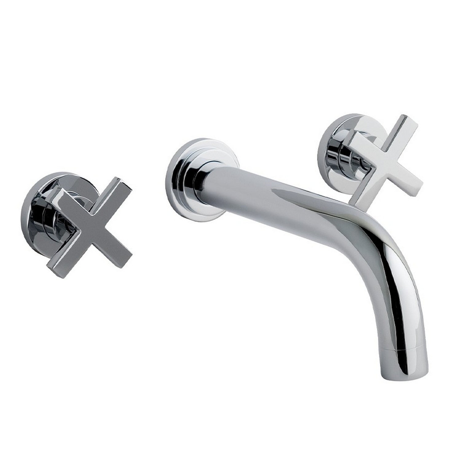 Eastbrook Prado Star Chrome 3 Hole Wall Mounted Basin Mixer 79.0047