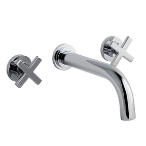 Eastbrook Prado Star Chrome 3 Hole Wall Mounted Basin Mixer 79.0047