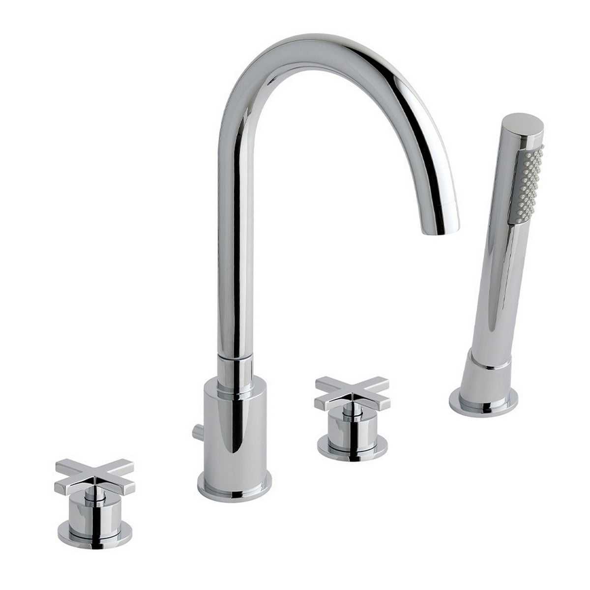 Eastbrook Prado Star Chrome 4 Hole Bath Shower Mixer 79.0044