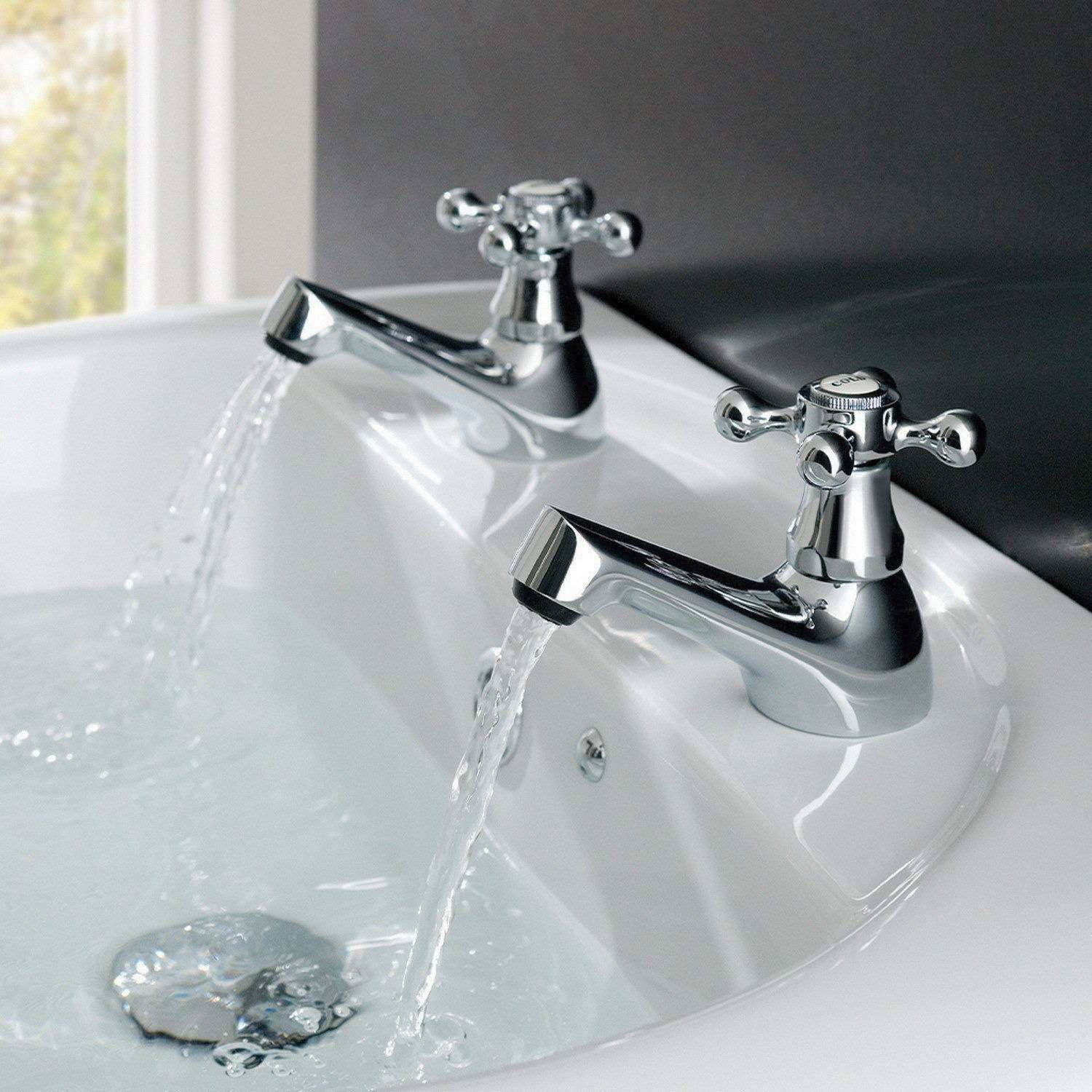 Eastbrook Stenhouse Chrome Basin Taps 79.0024