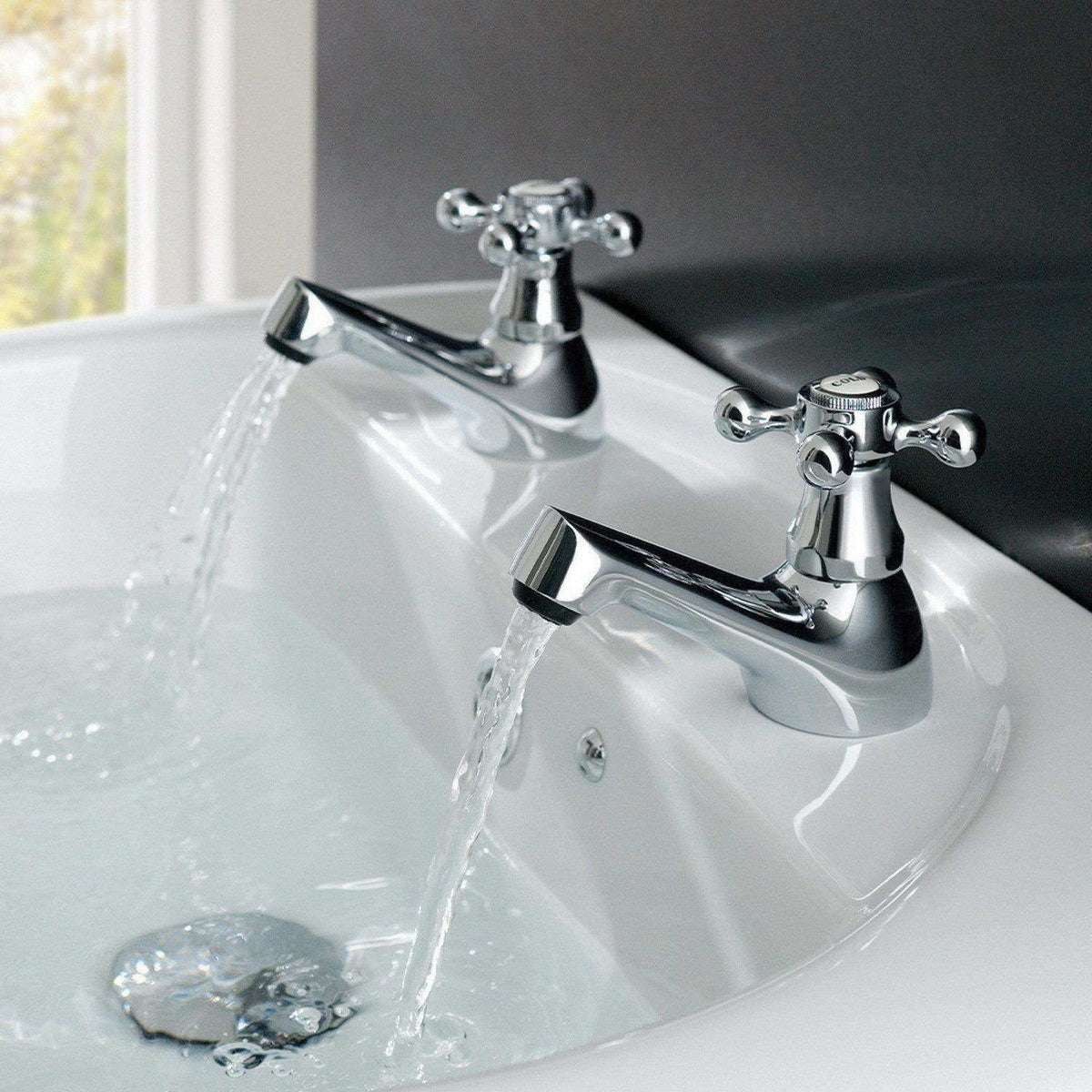 Eastbrook Stenhouse Chrome Basin Taps 79.0024