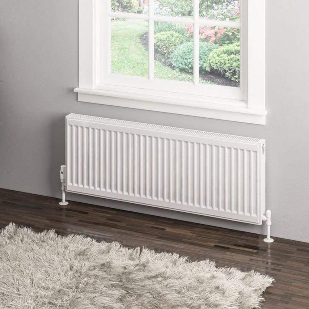 Eastbrook Type 11 400mm High Gloss White Compact Panel Radiator 1100mm