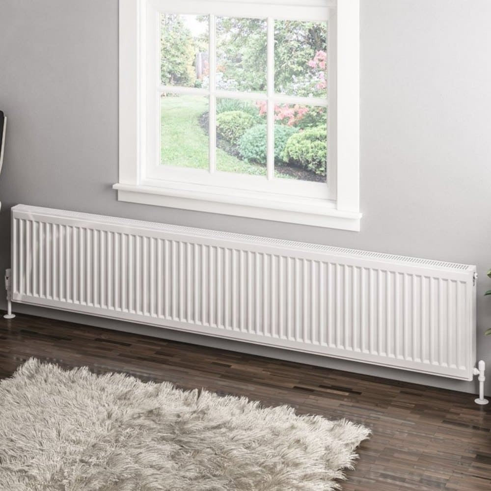 Eastbrook Type 11 400mm High Gloss White Compact Panel Radiator 2000mm
