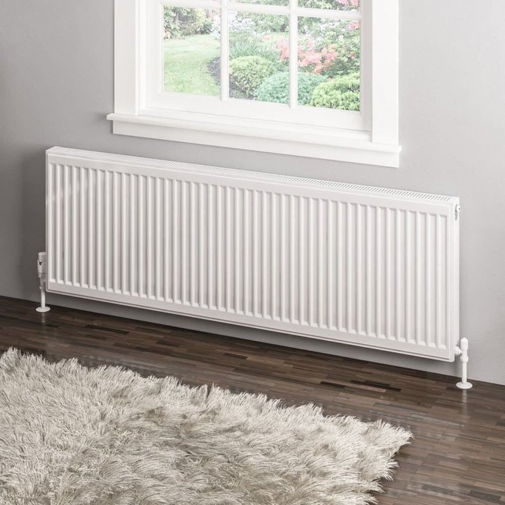 Eastbrook Type 11 500mm High Gloss White Compact Panel Radiator 1500mm