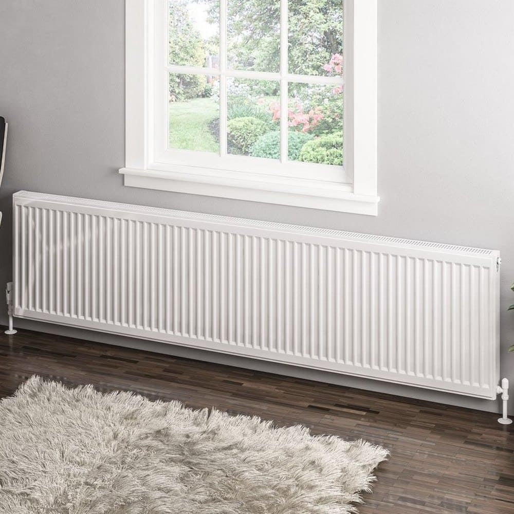 Eastbrook Type 11 500mm High Gloss White Compact Panel Radiator 2000mm