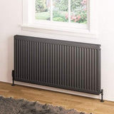 Eastbrook Type 11 600mm High Matt Anthracite Compact Panel Radiator 1200mm