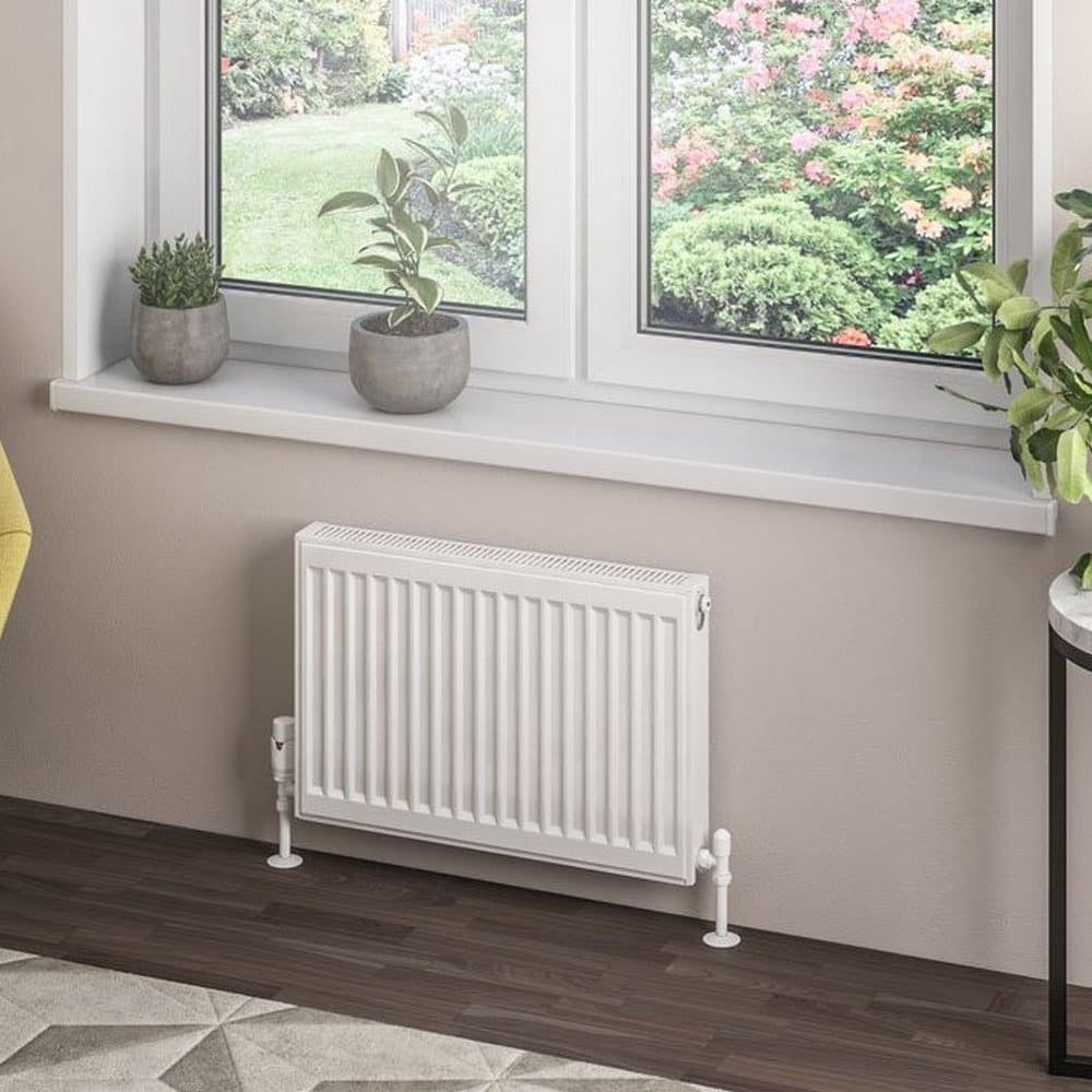 Eastbrook Type 21 400mm High Gloss White Compact Panel Radiator 600mm
