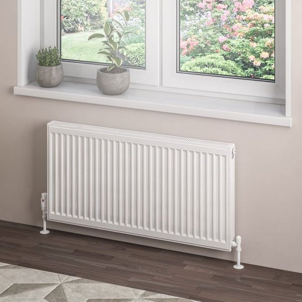 Eastbrook Type 21 500mm High Gloss White Compact Panel Radiator 1000mm